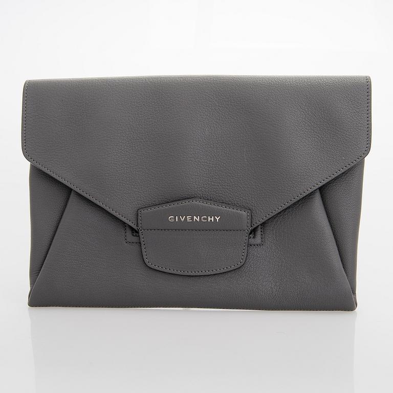 Givenchy, A 'Antigona' goat leather clutch.