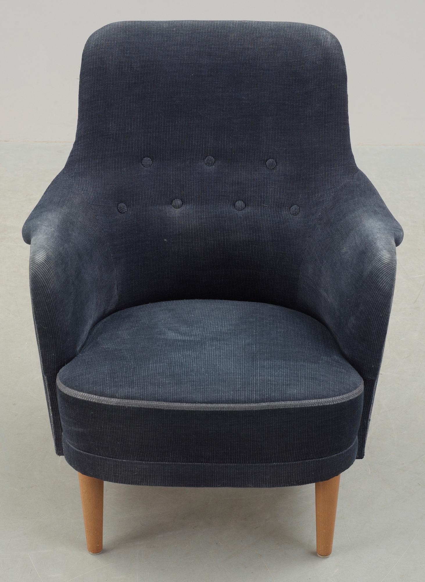 FÅTÖLJ, Samsas, Carl Malmsten. 1900-talets andra hälft.