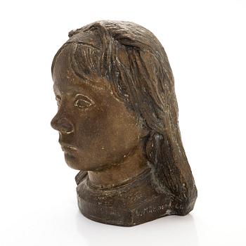 Viljo Mäkinen, A girl's head.