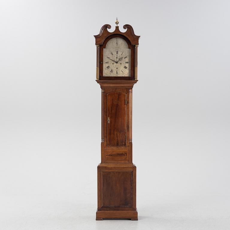 A longcase clock, George Lumley, Bury, England, second half of the 18th Century.