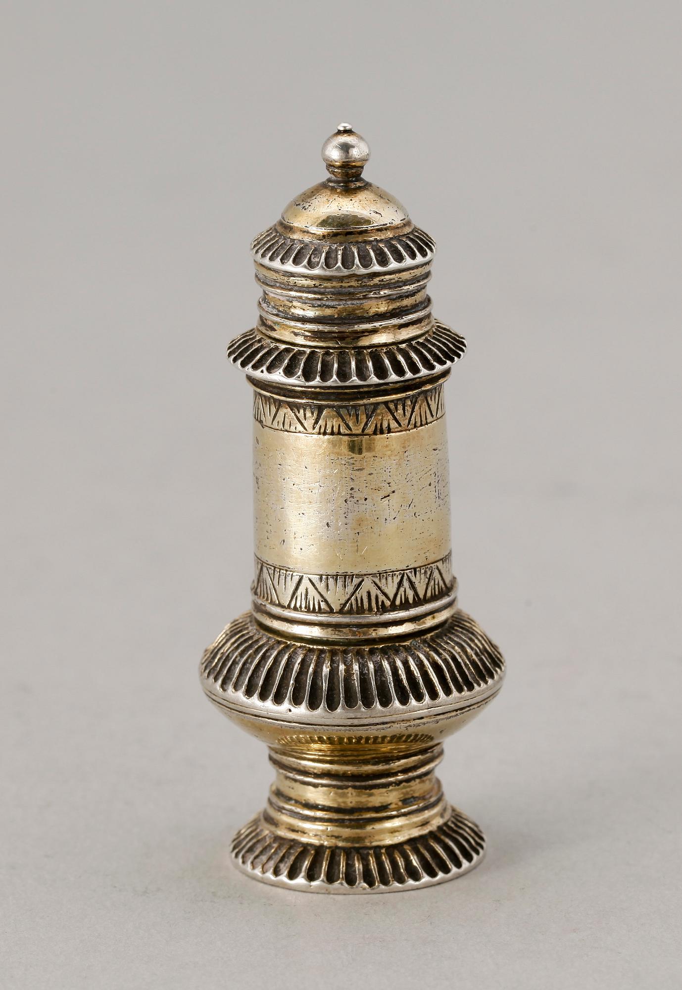 LUKTDOSA, silver, Nils Reetz, Umeå 1759. Vikt ca 50 gram.