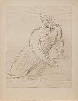 TORA VEGA HOLMSTRÖM, skisser, blandteknik, ca 25 st. 1900-talets första hälft.