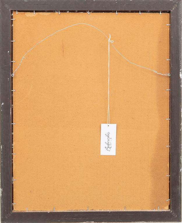 Bertil Gadö, olja på pannå, signerad och daterad 52.