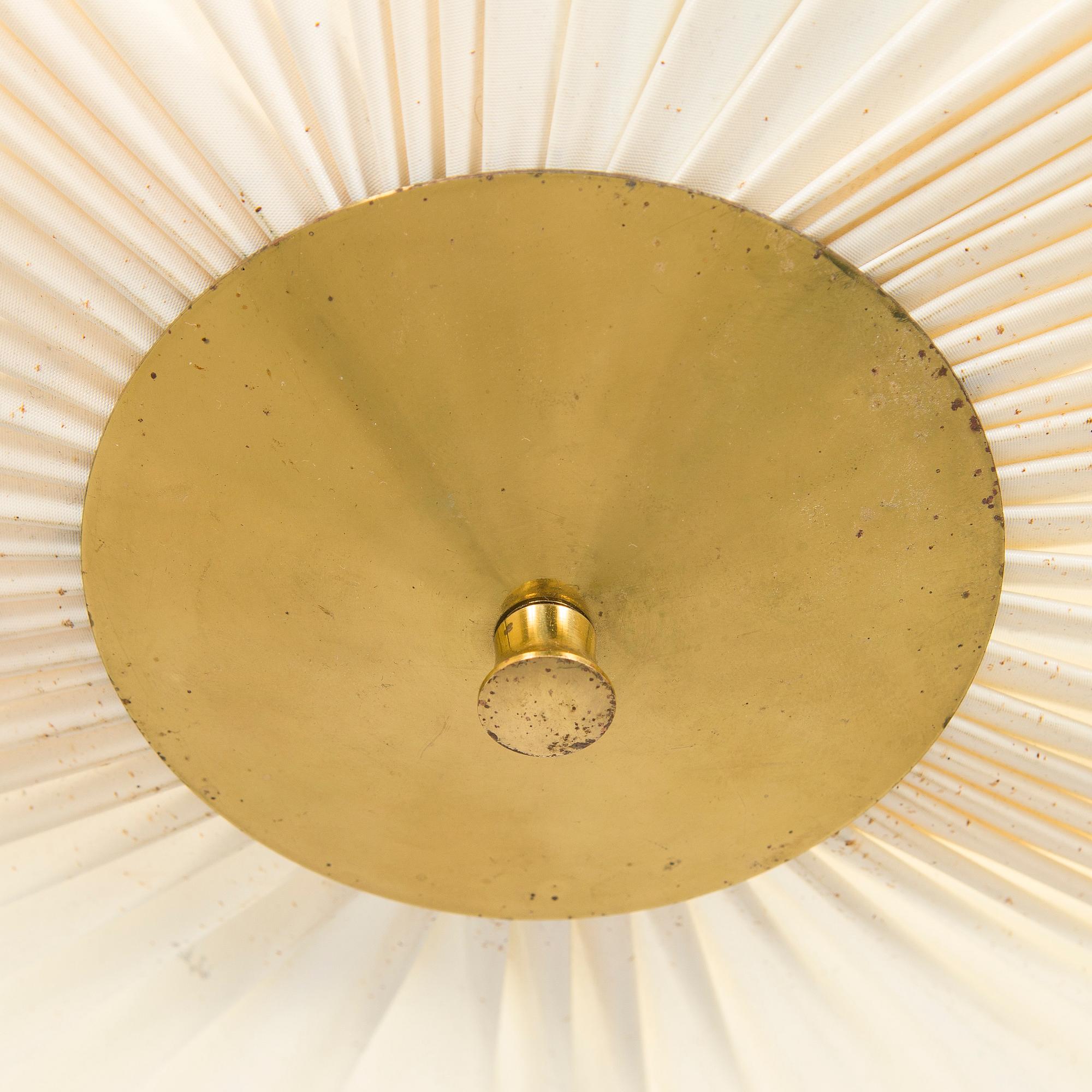 A mid-20th century ceiling light model ER 108, Itsu Finland.