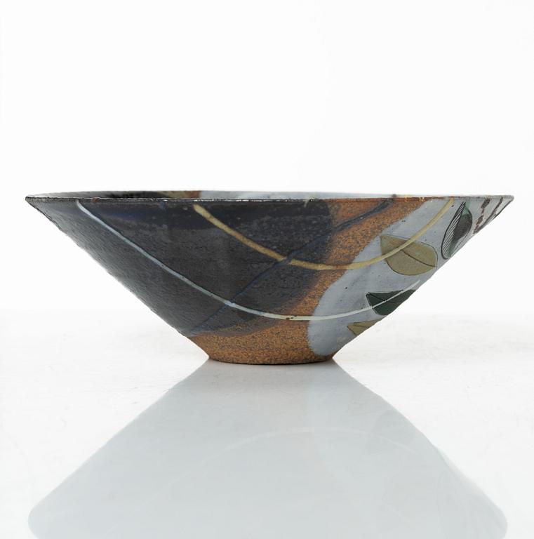 Eva Bengtsson, a stoneware bowl, own studio, Frillesås.