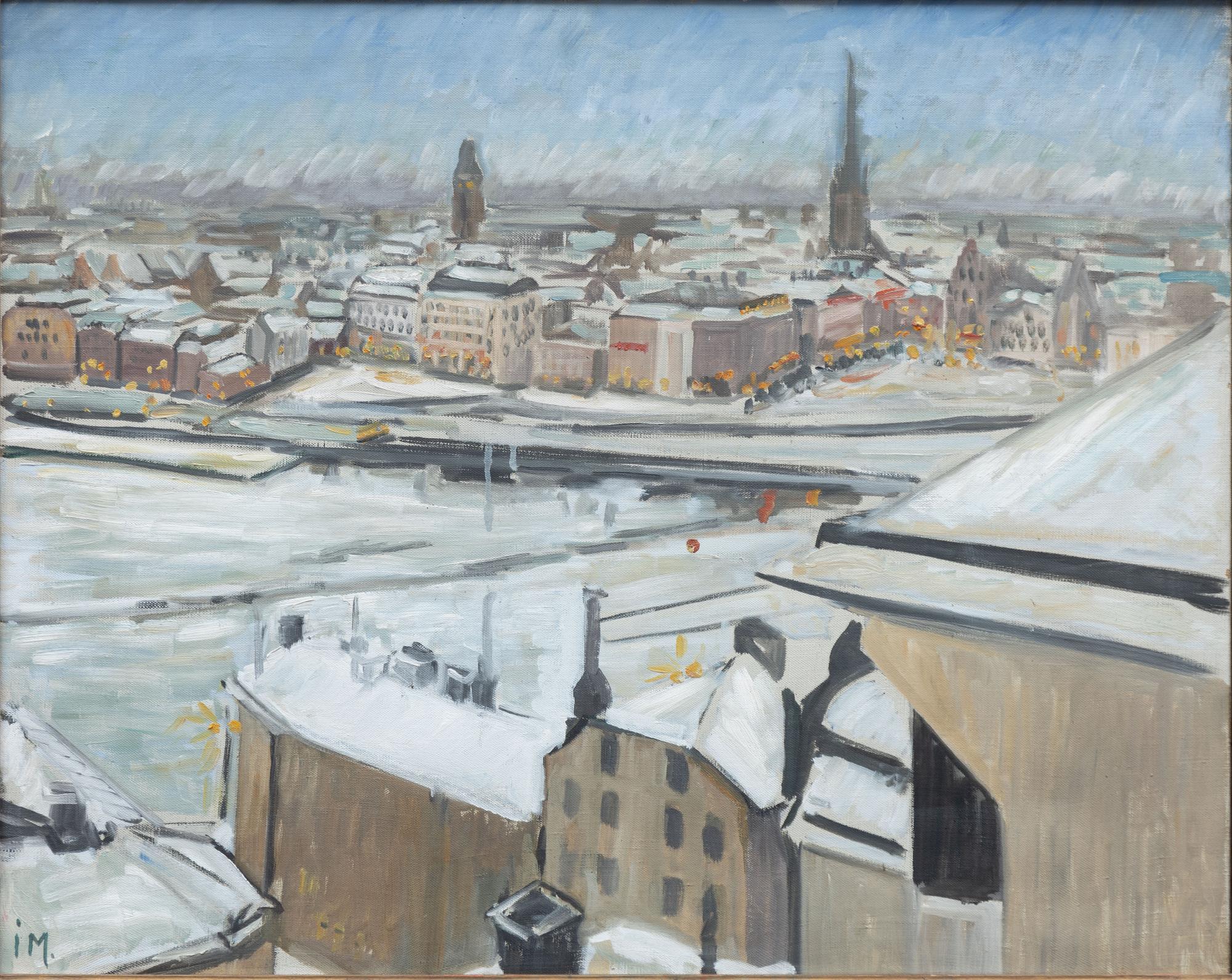 Inga Möllerberg, "Gryning, vinter, Stockholm".