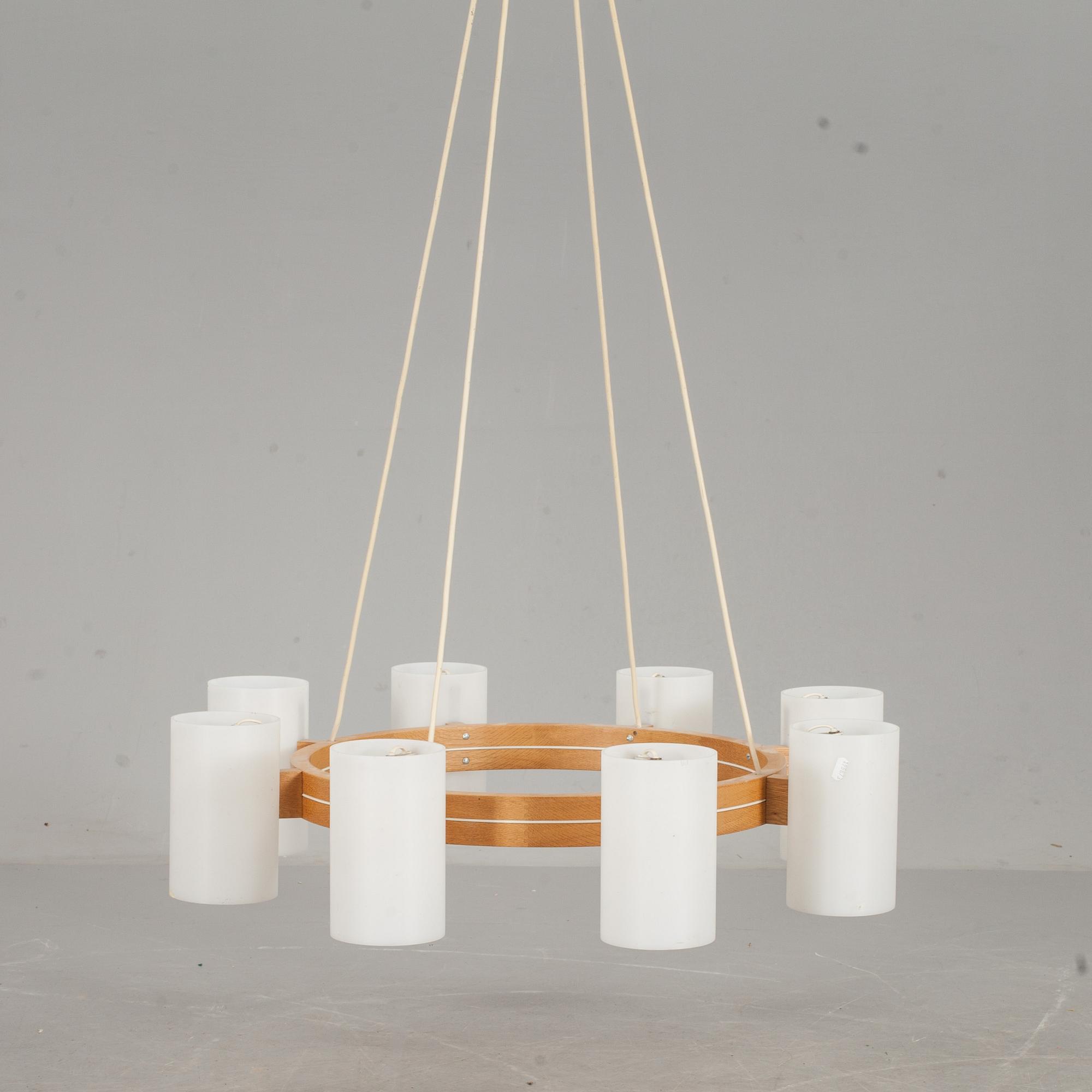 TAKLAMPA, "TAKLAMPA 587"/"CYLINDER RINGKRONA", Östen Kristiansson för Luxus,