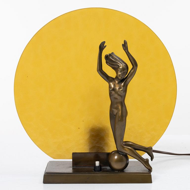 A table lamp, Stjärnmetall, 1920s/30s.