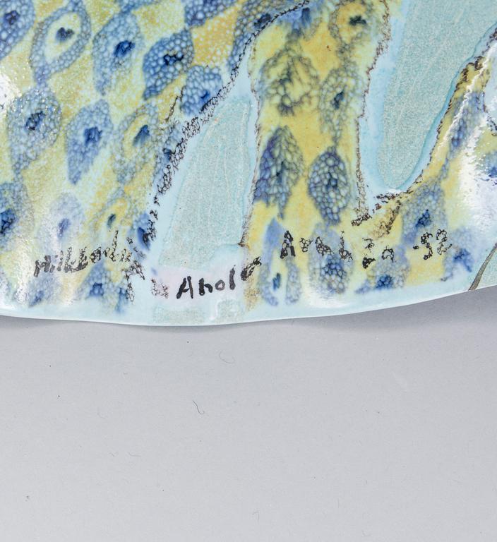 SKÅLAR, 3 st, keramik, signerade Hilkka-Liisa Ahola, Arabia.