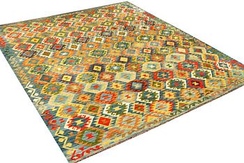 A Kilim, carpet, Afghanistan, c. 295 x 261 cm.