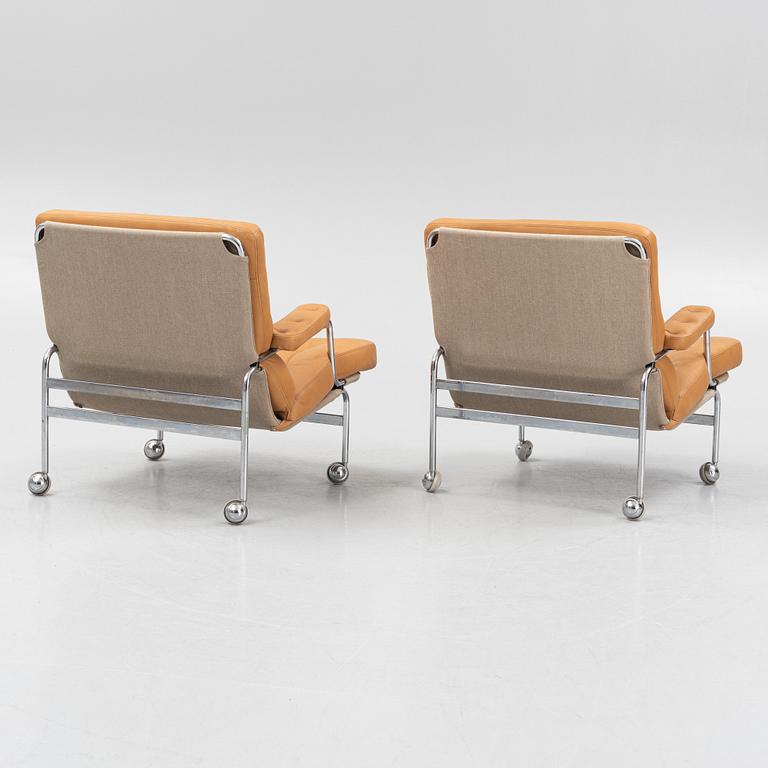 Bruno Mathsson, a pair of "Karin" armchair, Dux, Sweden.