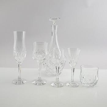 Sigurd Persson, Service 61 pcs "Carl Gustaf" Orrefors 1970s.