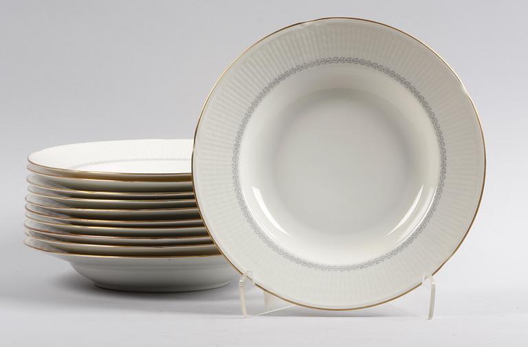 MATSERVIS, 54 delar. Porslin. Rörstrand.