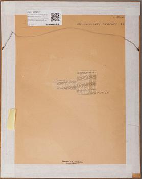 TUULIKKI PIETILÄ, etsning 10/25, signerad och daterad 1958.