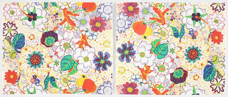 Josef Frank, gardiner, ett par, "Nippon",  Svenskt Tenn.