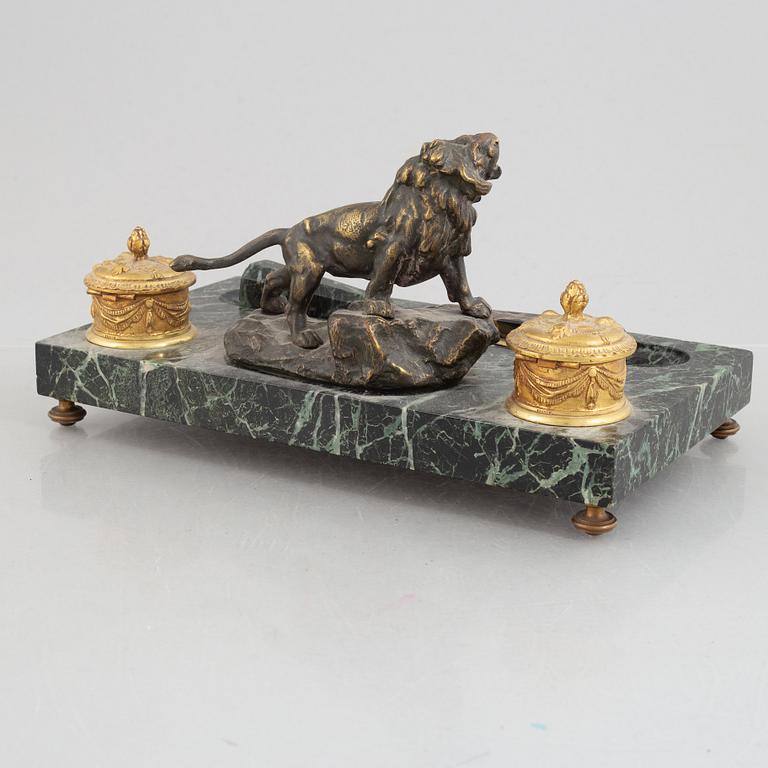 A desk set, circa 1900.