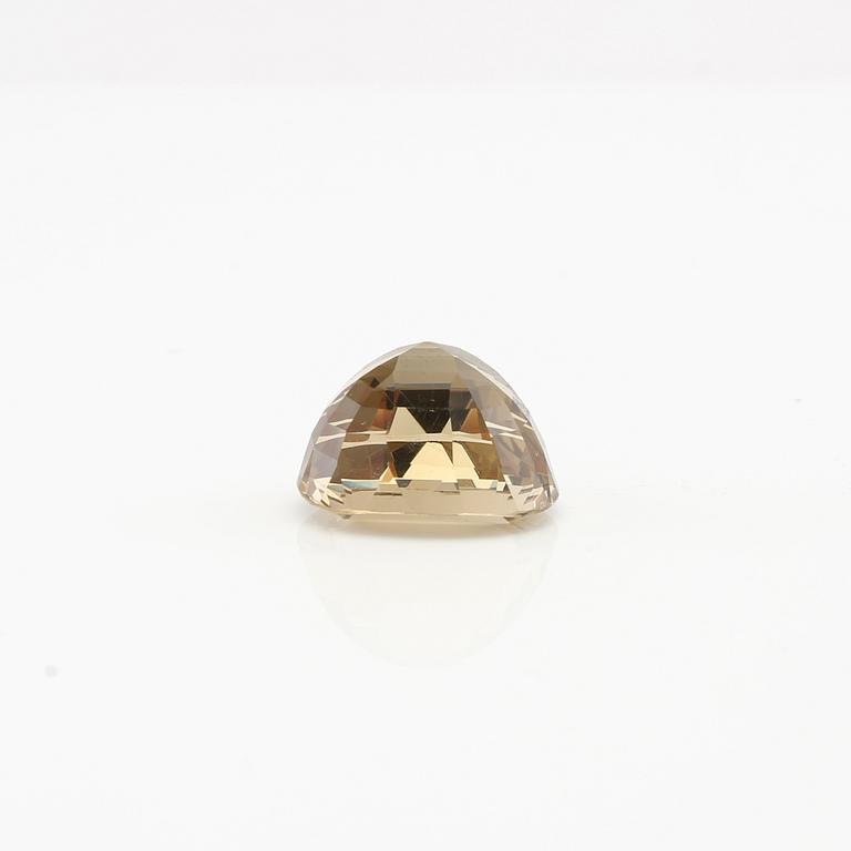 Loose, step-cut citrine, likely from Wiwen Nilsson's workshop.