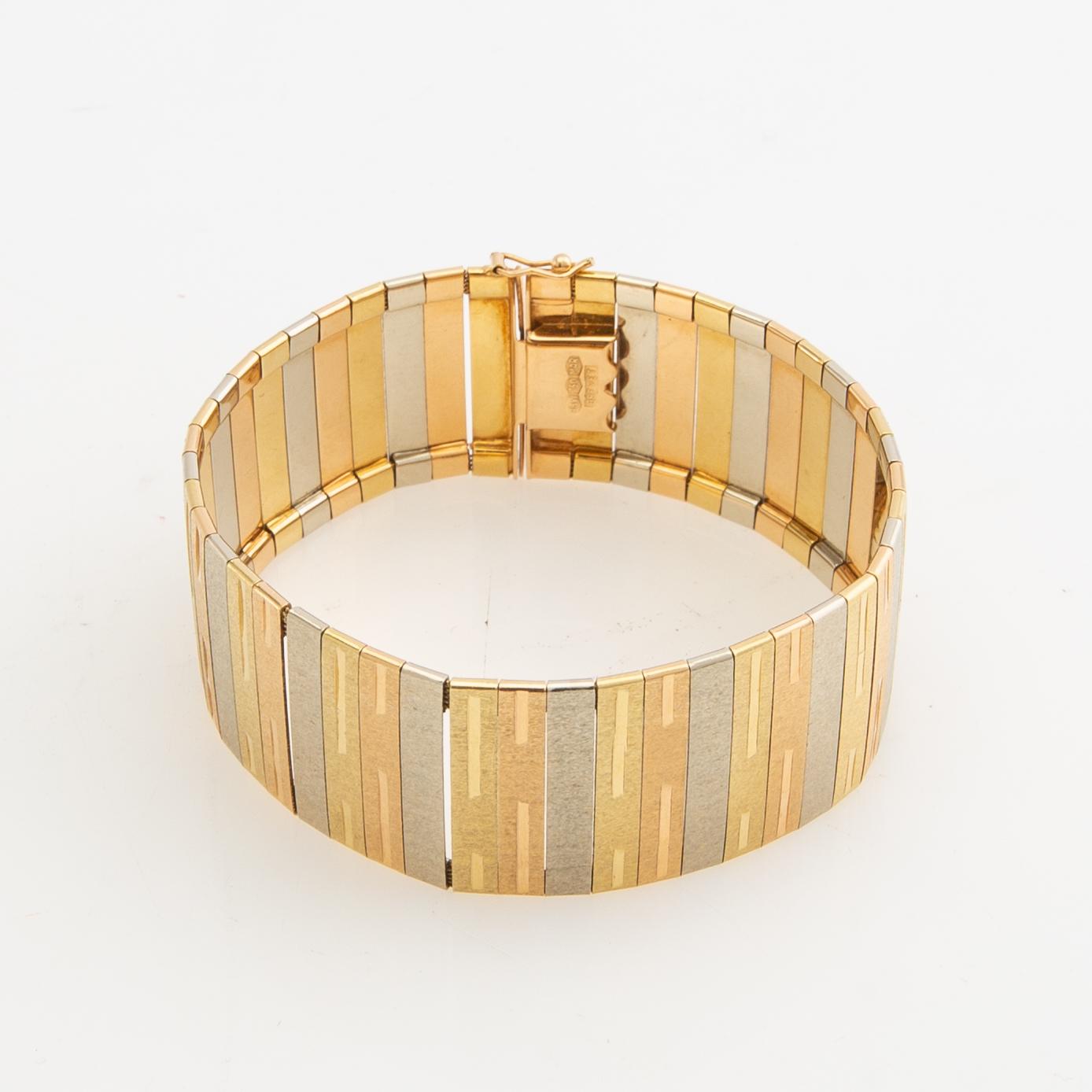 Bracelet, 18K gold, Austria.