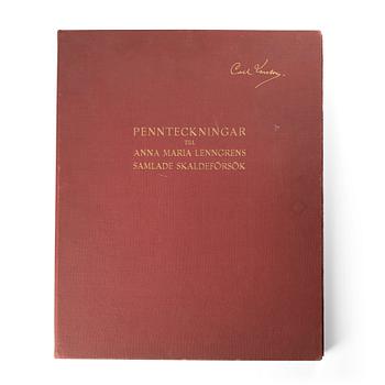 582. Carl Larsson, "Pennteckningar till Anna Maria Lennergrens samlade skaldeförsök" (Drawings for Anna Maria Lenngrens collected poems).