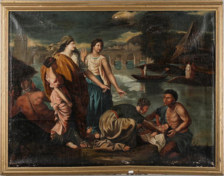 OKÄND KONSTNÄR, olja på duk, 1600/1700-tal.