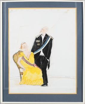 ÖRJAN WIKSTRÖM, akvarell, signerad.