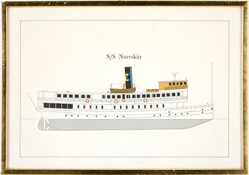 KOLORERADE TRYCK, 2 st, 1900-talets mitt - andra hälft.