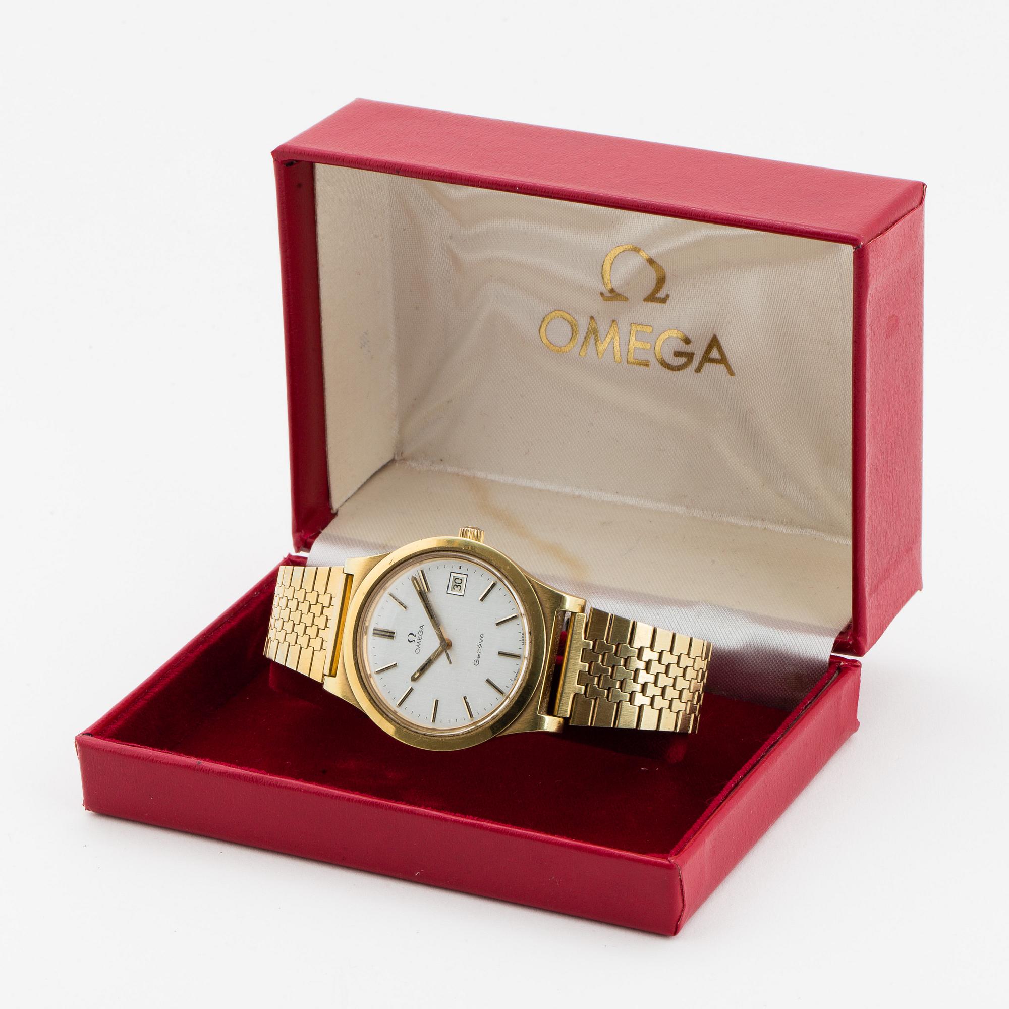 OMEGA, Genève, wristwatch, 36.5 mm.