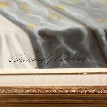 BELA BALOGH, olja på duk, signerad.