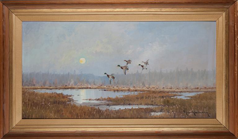 EJNAR KOHLMANN, öljy kankaalle, signeerattu,