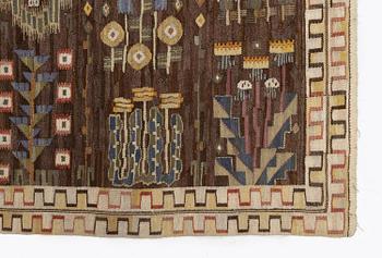 Märta Måås-Fjetterström, a tapestry, 'Juniblommor', tapestry weave, c. 271 x 163 cm, signed MMF.