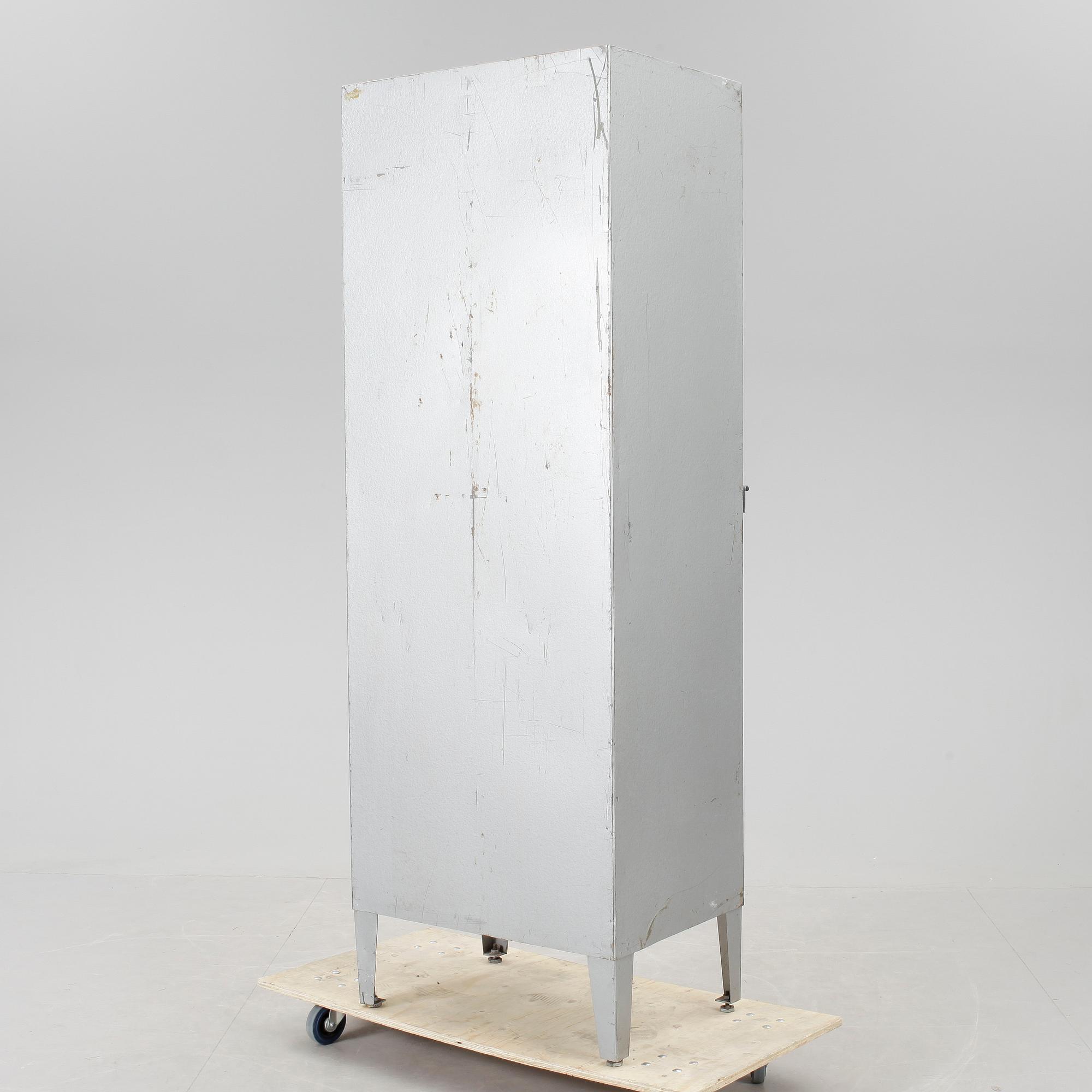 INDUSTRISKÅP, plåt, 1900-talets andra hälft.