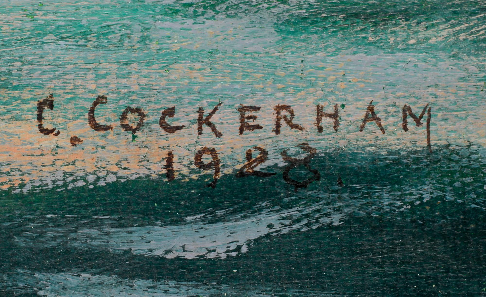 CHARLES COCKERHAM, olja på duk, signerad och daterad 1928.
