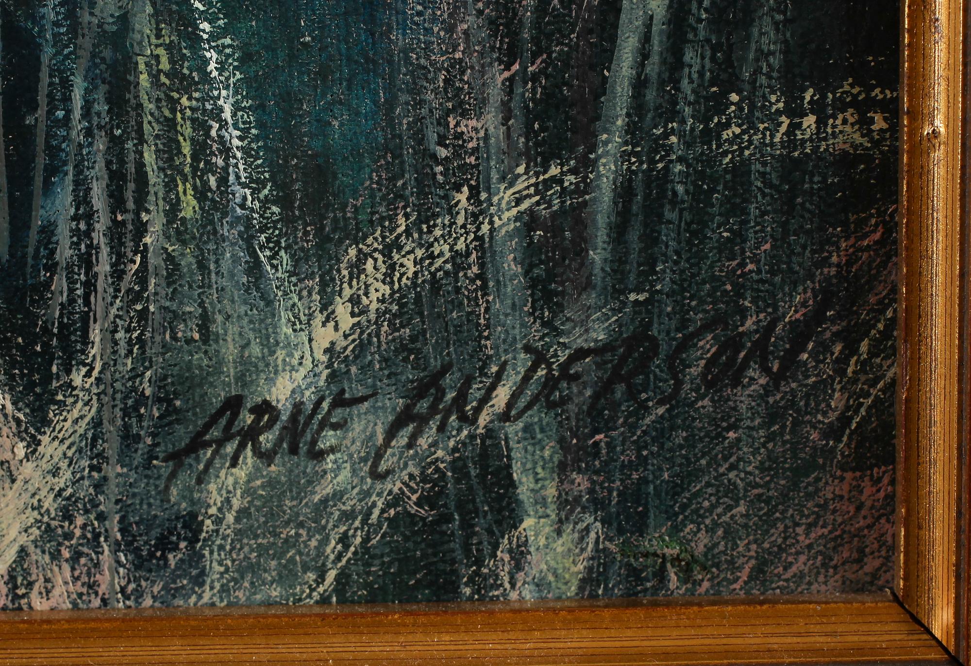 ARNE ANDERSSON, olja på duk, signerad.