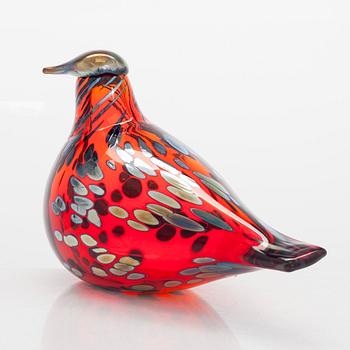 Oiva Toikka, A glass bird, signed O. Toikka Nuutajärvi.