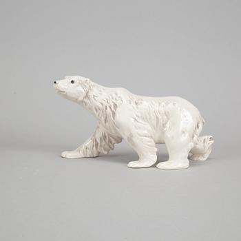 Five German porcelain polar bears.