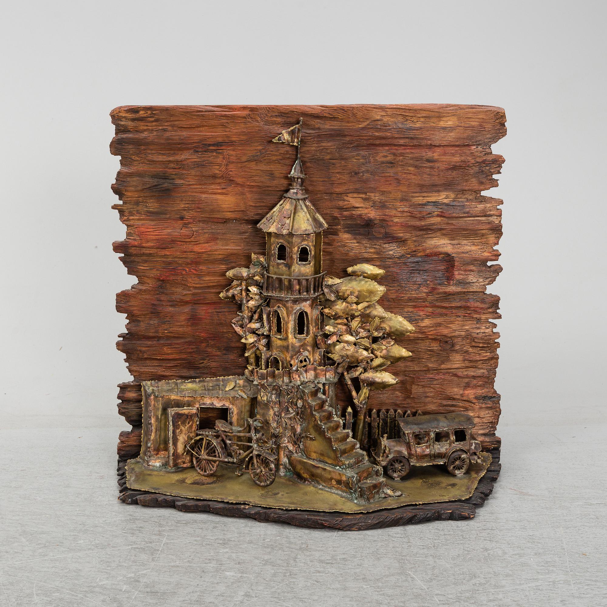 CLAËS E. GIERTTA, a sculpture, signed and dated 1978.