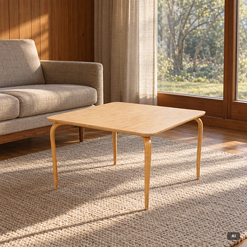Bruno Mathsson, Coffee table, Firma Karl Mathsson, Värnamo, 1968.