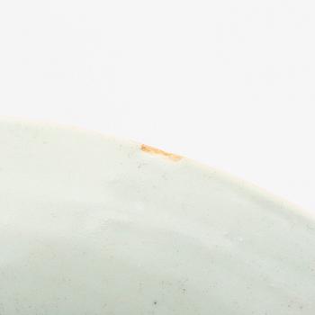 Skålfat ett par Kina 1700-tal porsin.