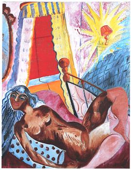 Sigrid Hjertén, "Iván i fåtöljen" (Iván in the armchair).
