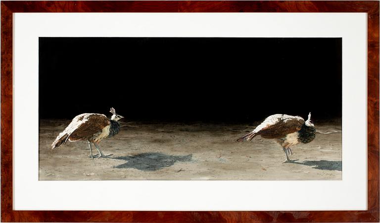 STEPHEN CLARK, akvarell, sign.
