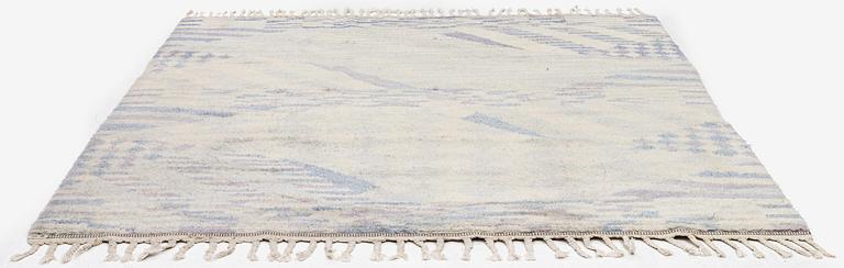 Barbro Nilsson, a carpet, 'Sandbotten', knotted pile, c. 215  x 186 cm, signed AB MMF BN.