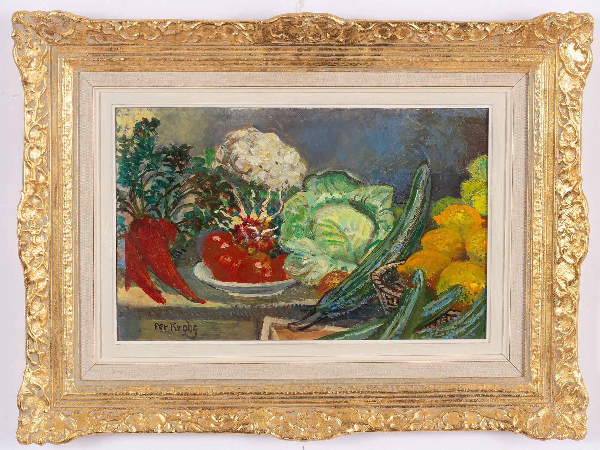 Per Krohg, Still Life with Vegetables.