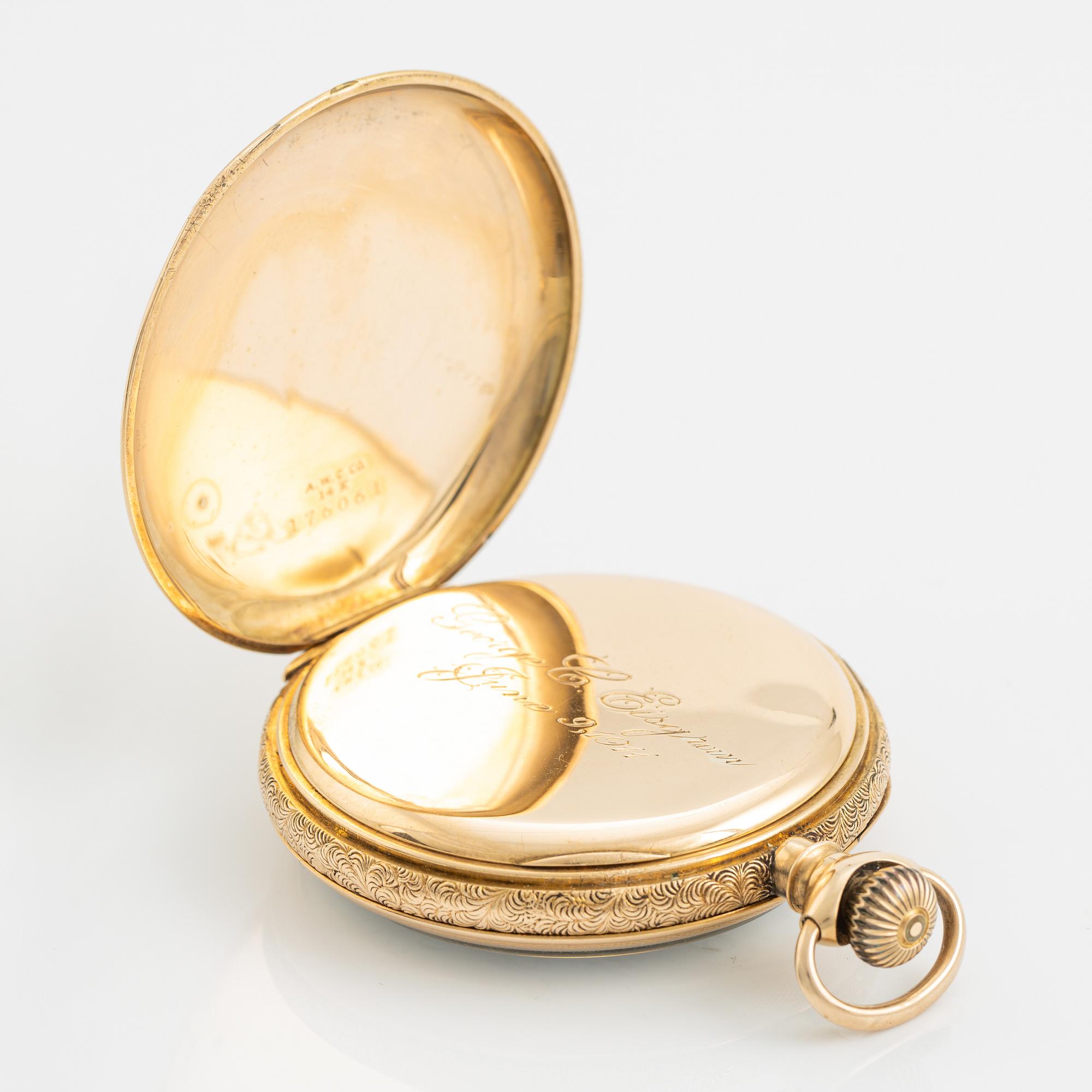 Hamilton, pocket watch, 49,5 mm.