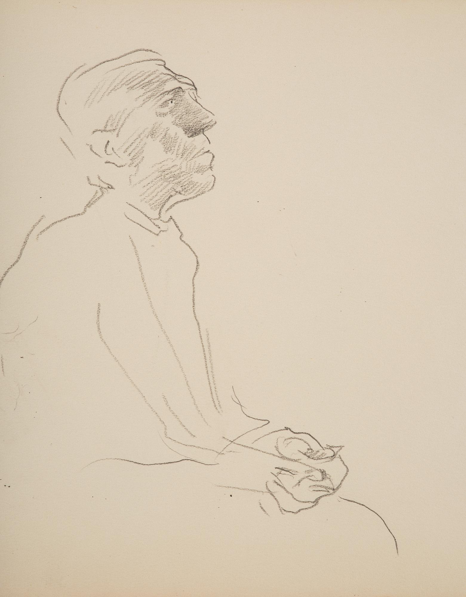 Lotte Laserstein, Man i profil.