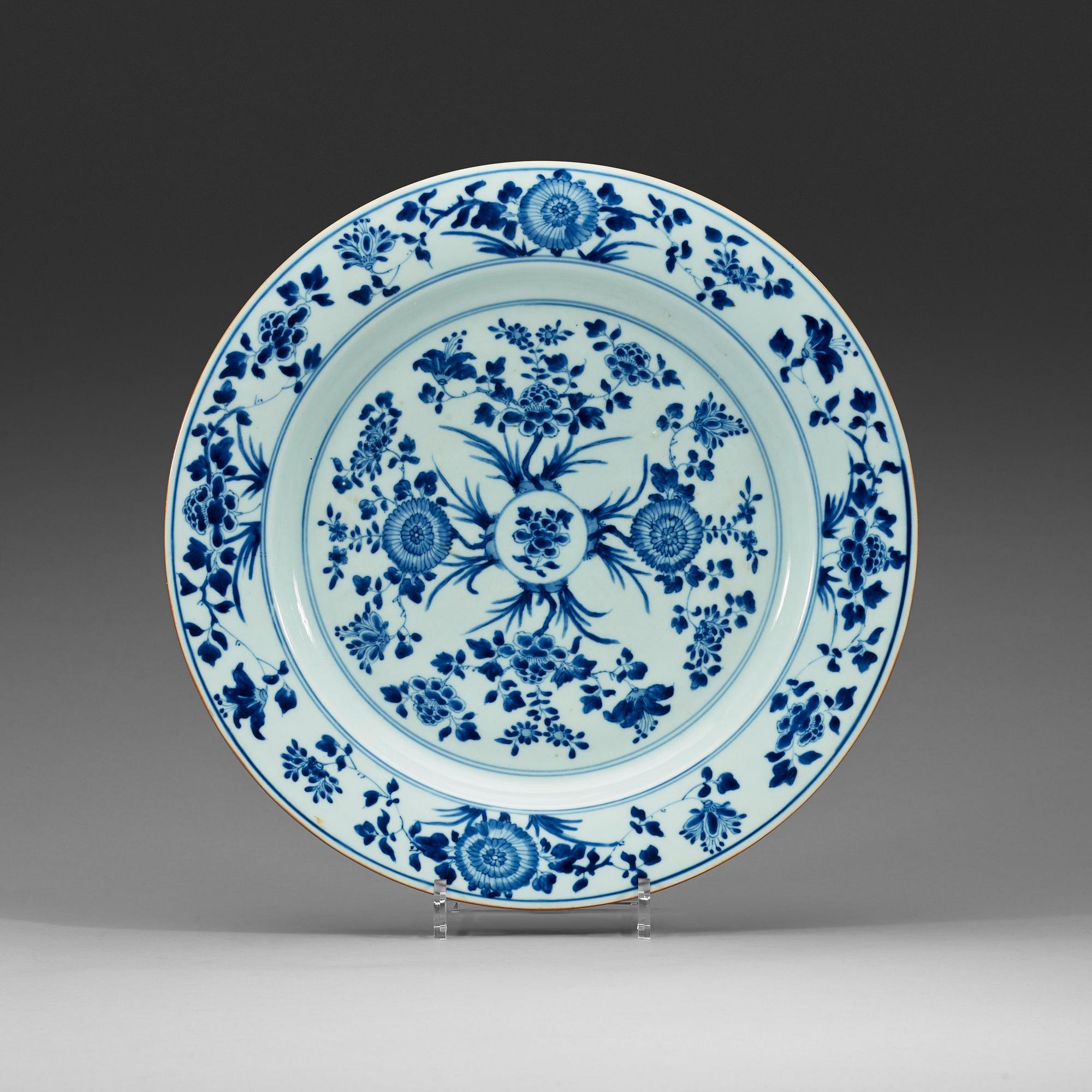 FAT, porslin. Qingdynastin, Kangxi (1662-1722).