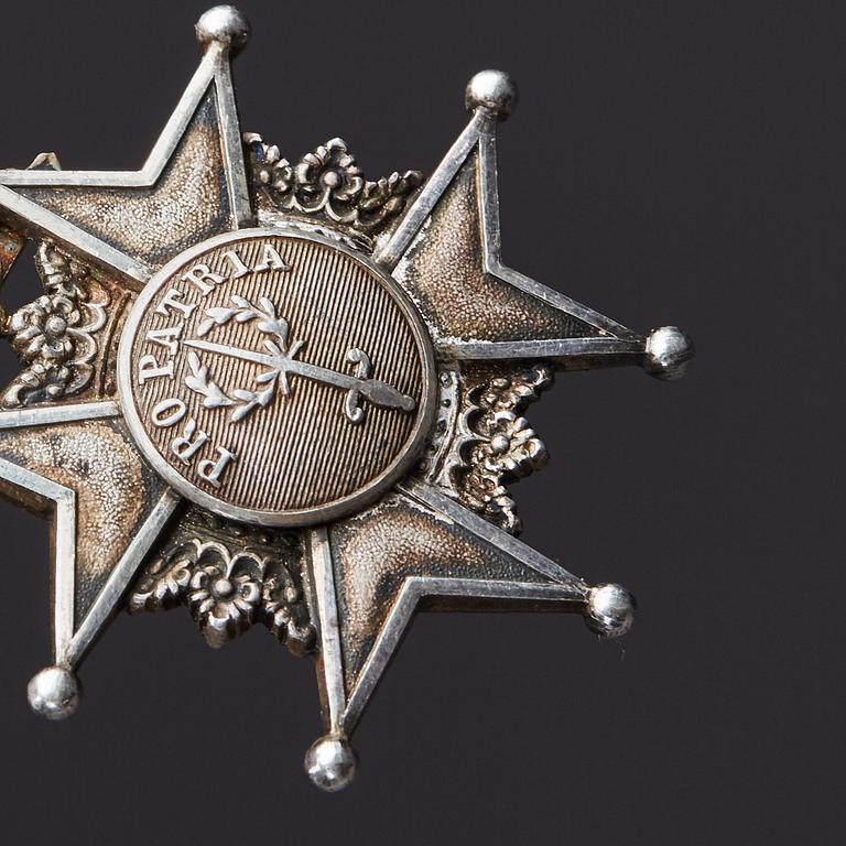 MEDALJ, silver, "Pro Patria", Svärdsorden.