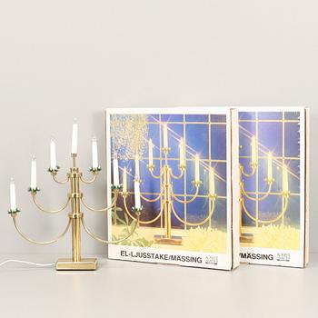 Kandelabrar ett par Konst Smide 1900-talets andra hälft.