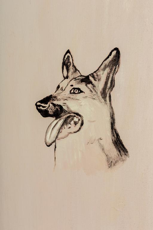 MARIANNE LINDBERG DE GEER, oil on canvas, signed and dated 2001 verso.