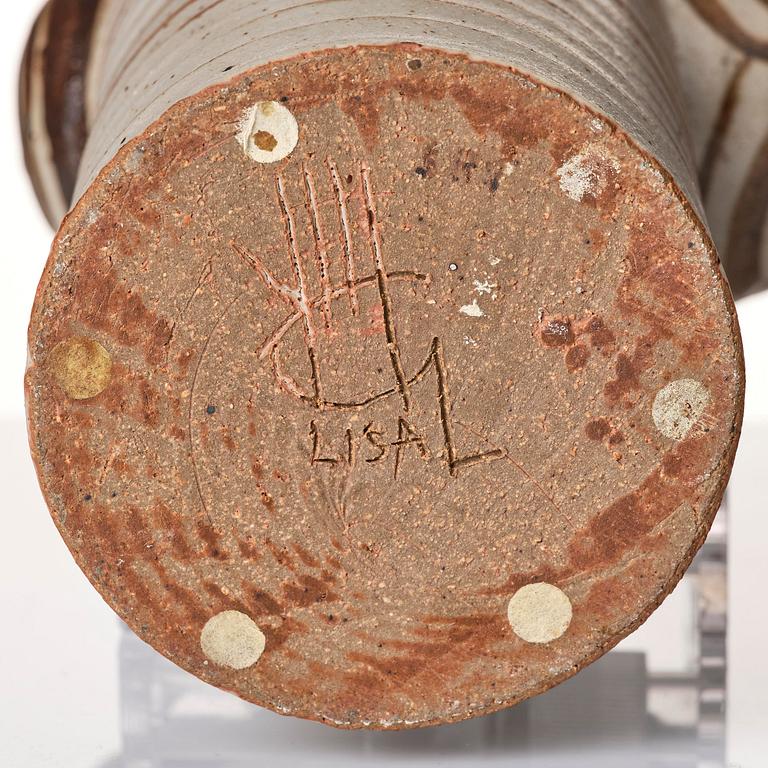 Lisa Larson, a unique stoneware vase, Gustavsberg Studio, probably 1960s.