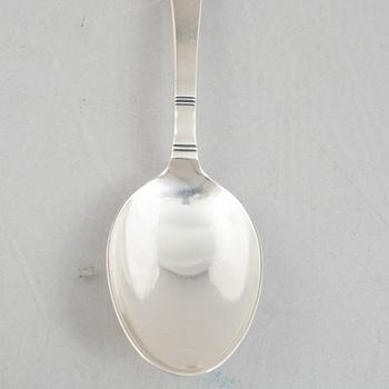 Jacob Ängman, a 100-piece silver flatware set, "Rosenholm", GAB, 1965-1990.